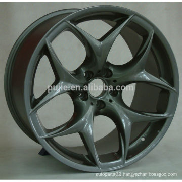 Gun metal color alloy wheel